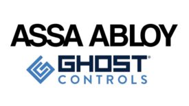 image of the ASSA ABLOY & Ghost Controls logos