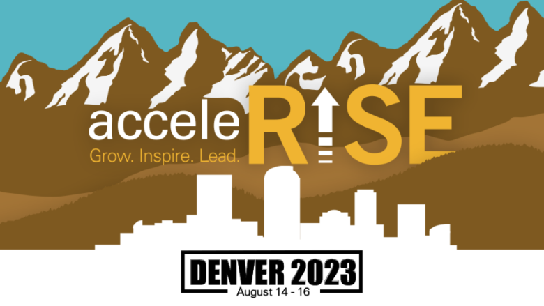 image of the AcceleRISE 2023 logo