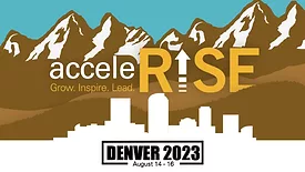 image of the AcceleRISE 2023 logo
