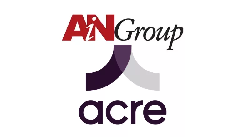 AiN Group & Acre Security Logos