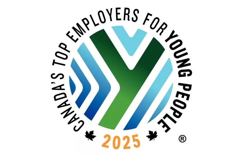 Image of Canada's Top Employers for Young People 2025 award.