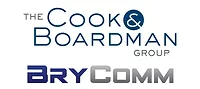 Image of the Cook and Boardman and BryComm logos.