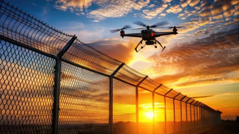 Drone in the sky