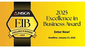 Image of the Excellence in Business awards graphic.