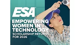 ESA 2026 Empowering Women in Technology Scholarship