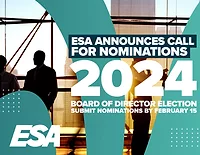 ESA Election Announcement image of ESA Election Announcement graphic