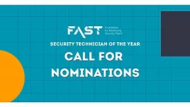 FAST Security Technician of the Year 2026 Banner