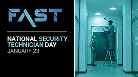 Image of FAST's 2025 National Security Technician Day graphic.