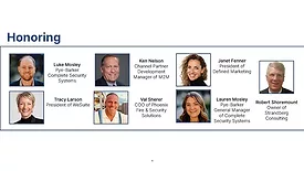 Fire & Security Executive Club Dinner Honorees