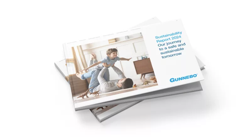 Image of Gunnebo's Sustainability report.