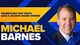 Michael Barnes, 2026 Winner of Sara E. Jackson Award