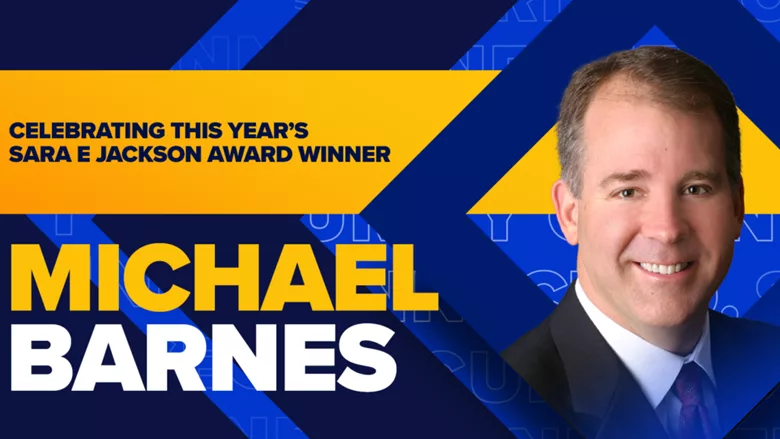 Michael Barnes, 2026 Winner of Sara E. Jackson Award