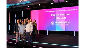 Minuteman Accepts Region Partner USA East Award From Genetec