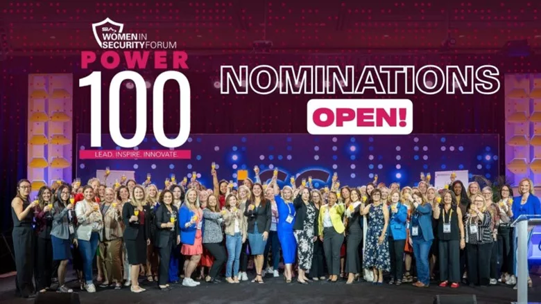 Nominations Open for 2025 SIA Women In Security Forum Power 100