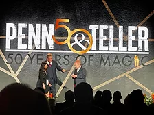 Image of Penn & Teller at DMP's Owners Forum.