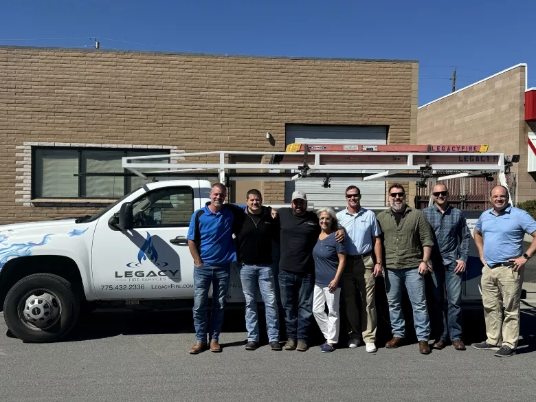 Image of the combined Pye Barker and Legacy Fire Services team.