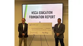 Ray Bailey makes financial contribution to NSCA Education Foundation.jpg