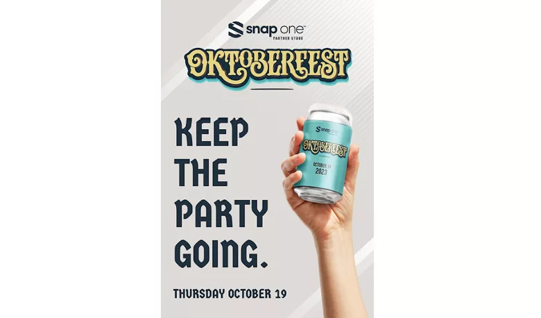 image of SnapOne Octoberfest promo