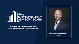 Andrew Campagnola, Chair of SIA Built Enviroment Advisory Board