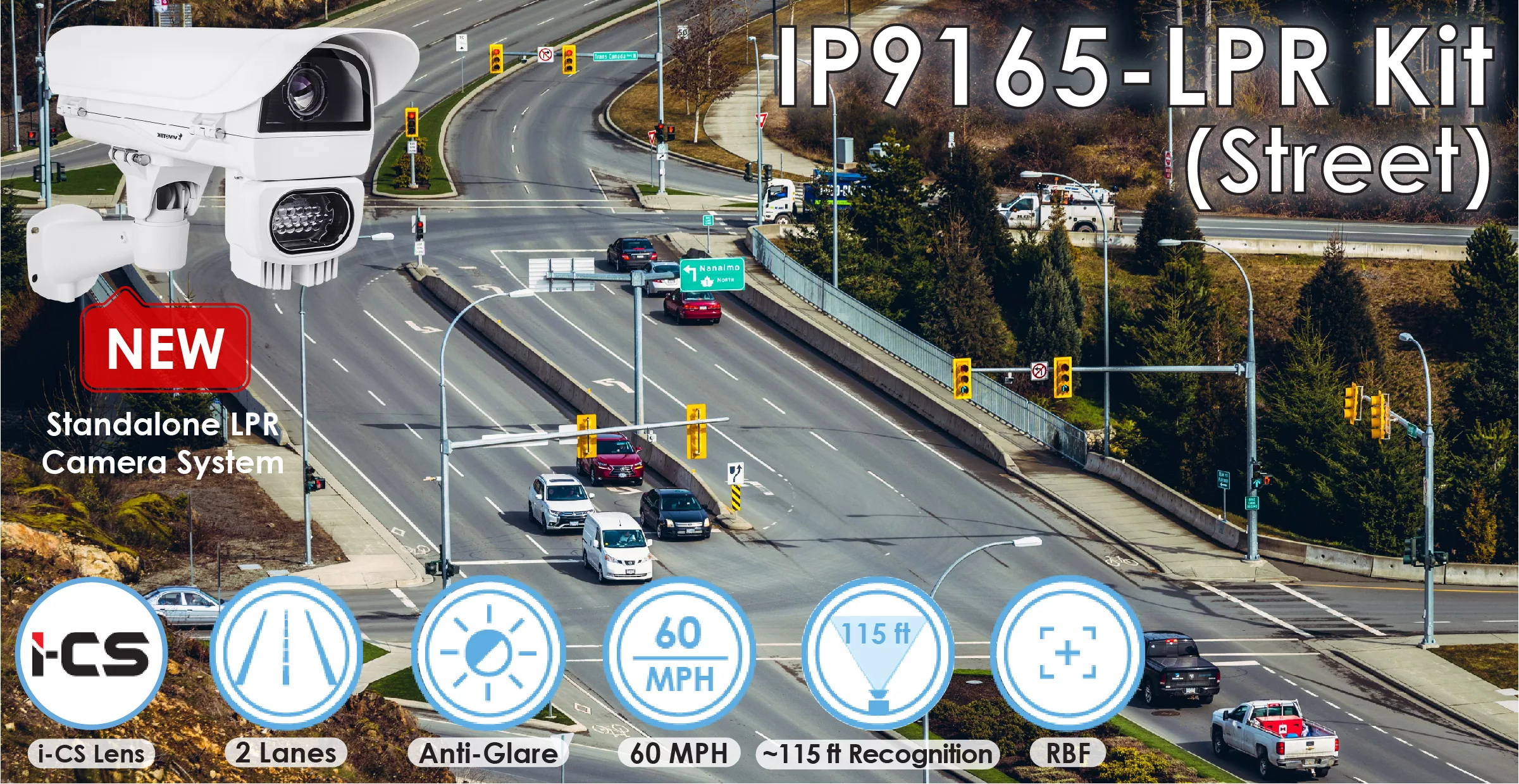 VIVOTEK IP9165-LPR Kit  (Street)