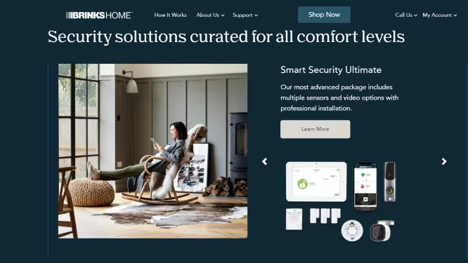 Brinks Home redesign