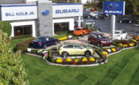 Bill Kolb Jr. Subaru relies on a combination of video and audio to deter car thefts. PHOTO COURTESY OF LOUROE ELECTRONICS