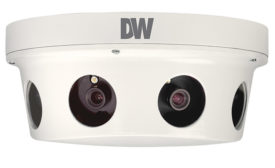 The Digital Watchdog MEGApix PANO 8MP and 48/32MP 180-deg. view cameras are multi-sensor IP cameras designed to deliver full frame HD video streams at up to 30fps