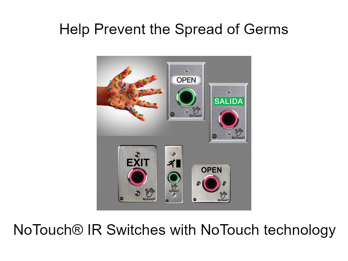 Prevent the Spread of Germs with NoTouch IR Switches from STI