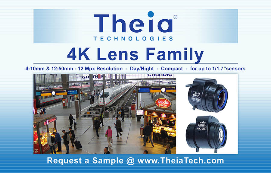4K Lens Family from Theia Technologies